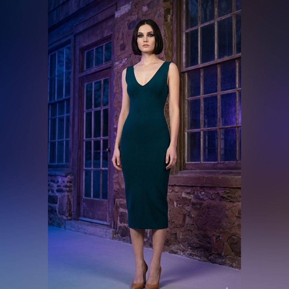 Nookie turquoise designer dress